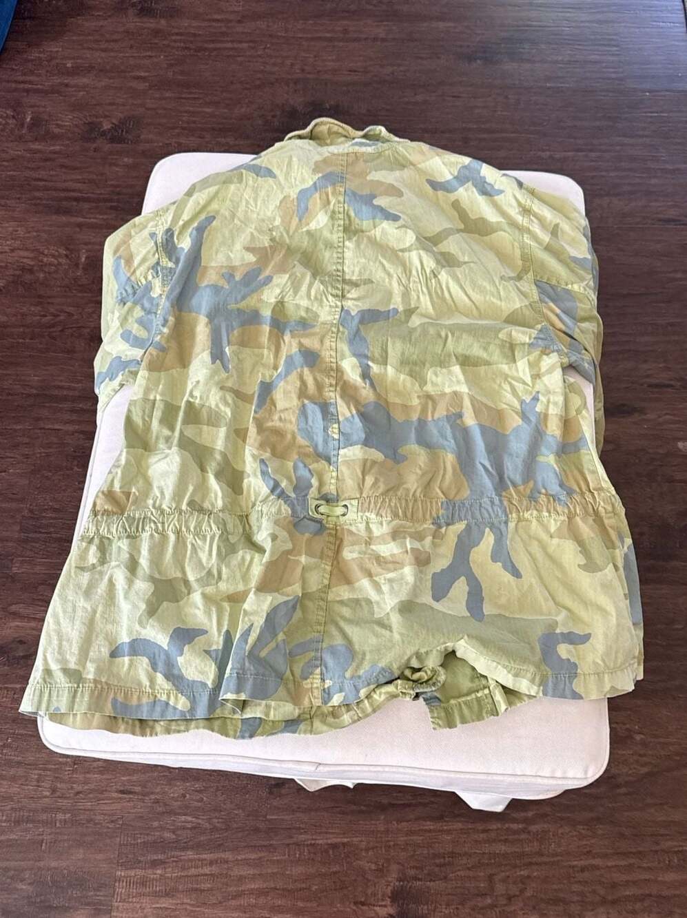 Free People Not Your Average Camo Utility Jacket Size L - Picture 3 of 3